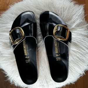 Birkenstock Madrid Big Buckle High Shine Sandal